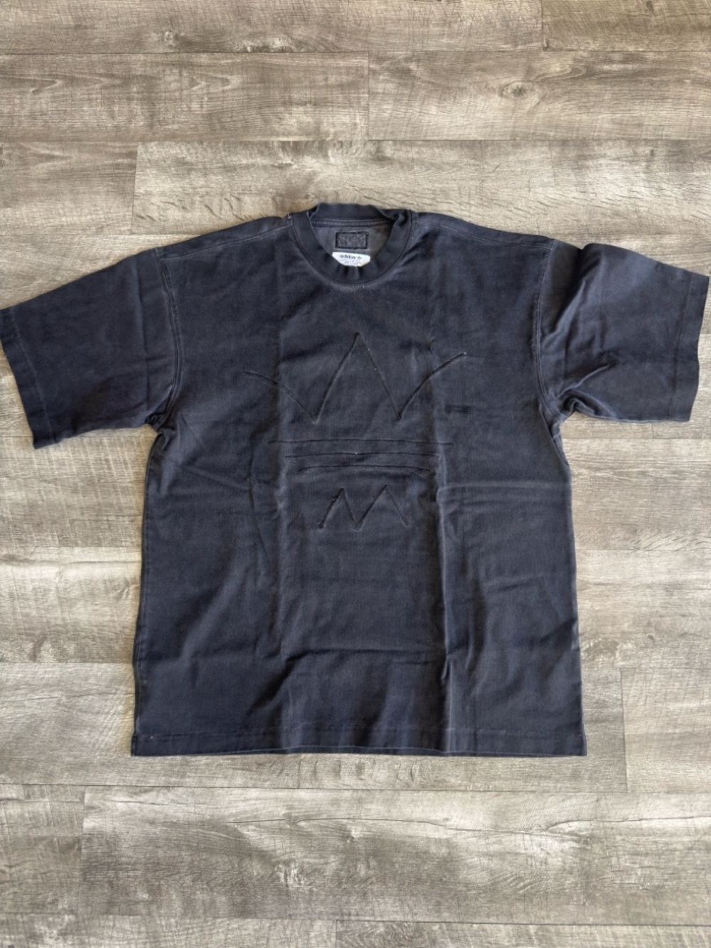 Adidas Originals Oversized Stitched Raised Logo Tee